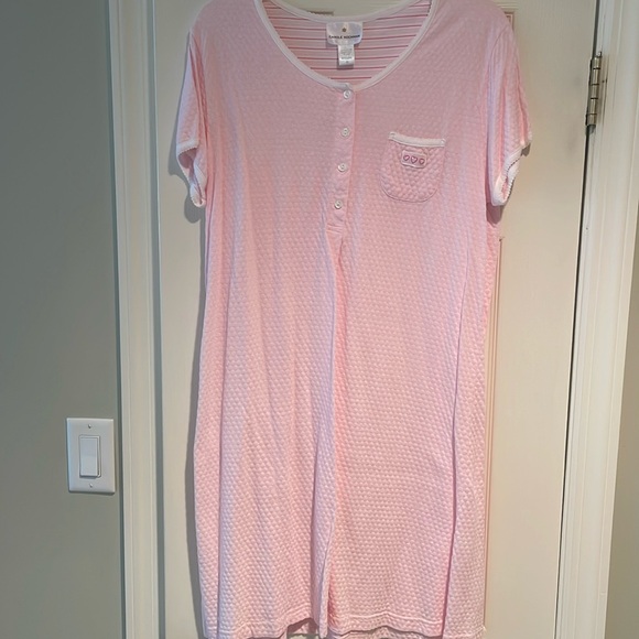 NWT Carole Hochman pink night gown size medium - Picture 1 of 6